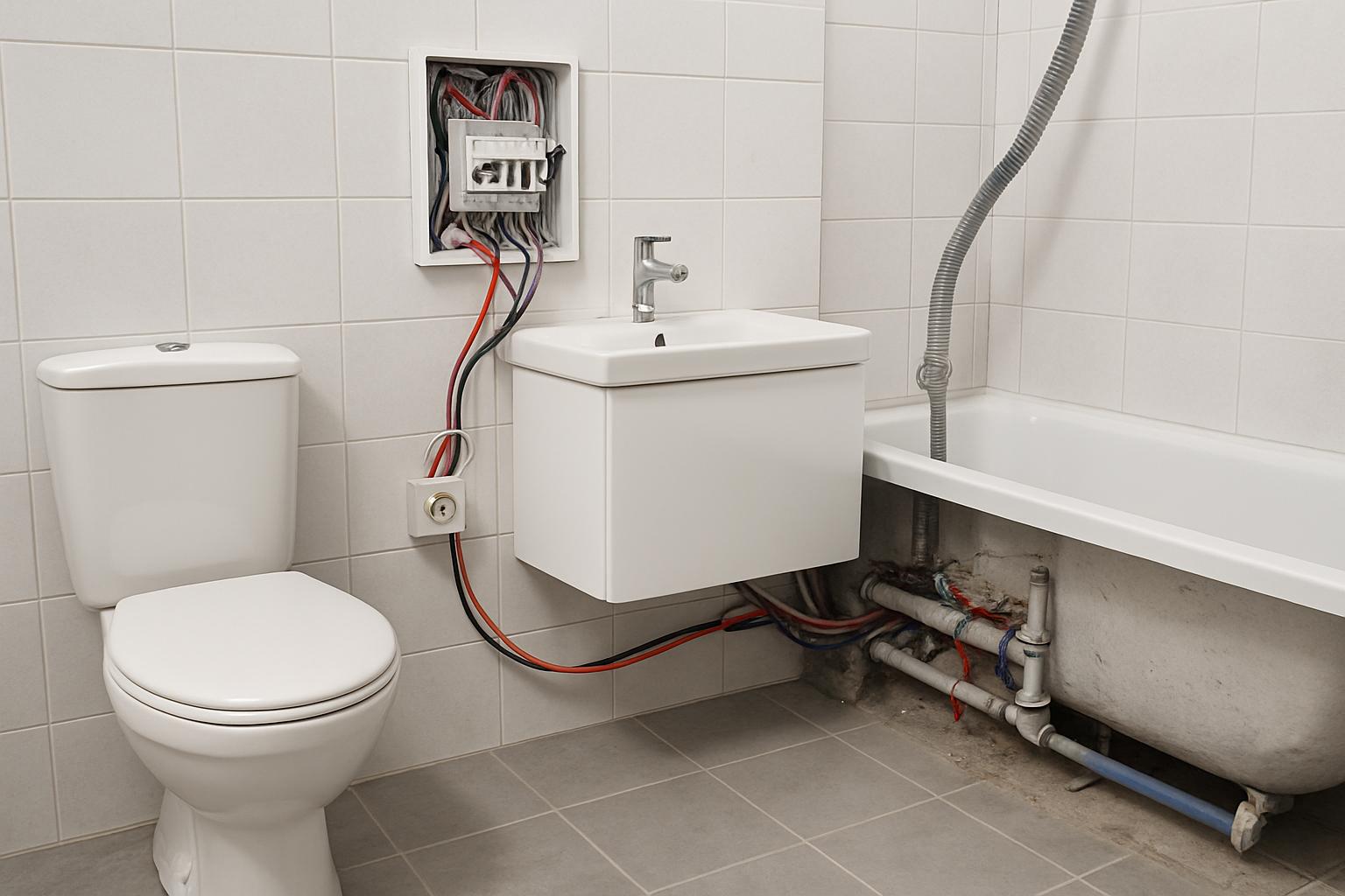 Największe błędy przy urządzaniu łazienki. Bezpieczeństwo elektryczne i instalacje